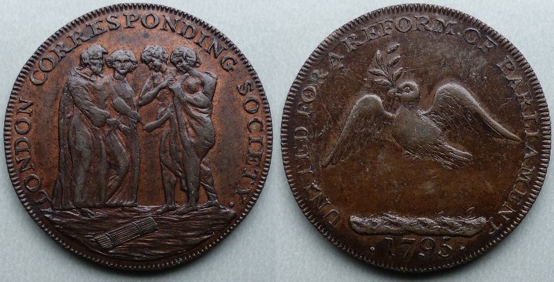 Corresponding Society 1795 halfpenny